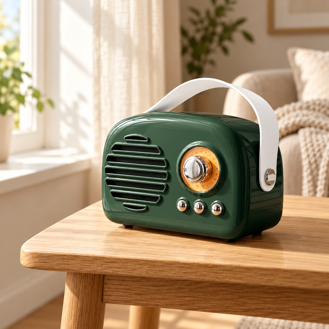 Nostaljik Retro Görünümlü Radyo ürün görseli