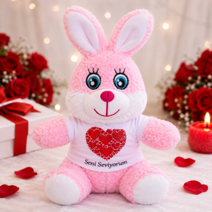 🐰 Seni Seviyorum Peluş Tavşan 💖