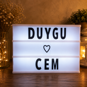 A4 LED Işıklı Yazı Panosu